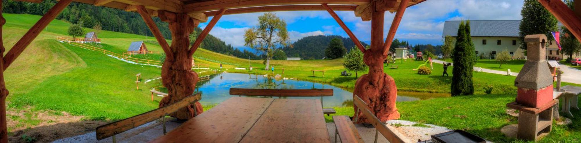 Wooden Chalet - Homestead Vrhovc Железнікі Екстер'єр фото
