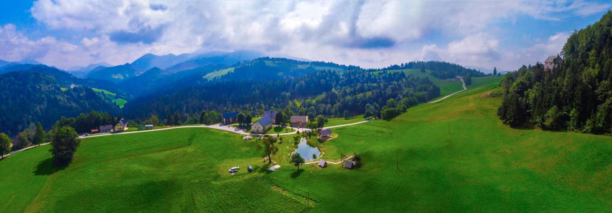 Wooden Chalet - Homestead Vrhovc Железнікі Екстер'єр фото